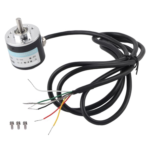 Fotoelektrisk Encoder ABZ 3-fas DC5 24V Solid Shaft Kontorsautomation Engineering 600Z