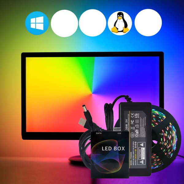 Smart LED Strip TV PC-skärm Bakgrundsbelysning