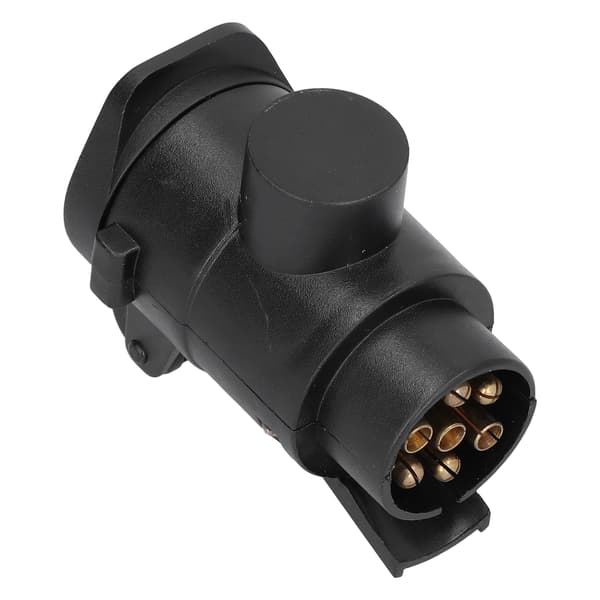EU 12V Trailer Stik Adapter Vandtæt 7 til 13 Pin Lastbil Interface RV Strømkabel Stikforbindelse
