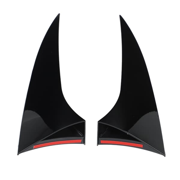 2 stk. blank sort bagrudessidespoiler vinge biltilbehør erstatning for Hyundai IX35 2010-2017