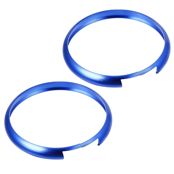 2 stk Nøglering Hjul Ringe Shell Nøglering Bil Vedhæng Kompatibel med Blue