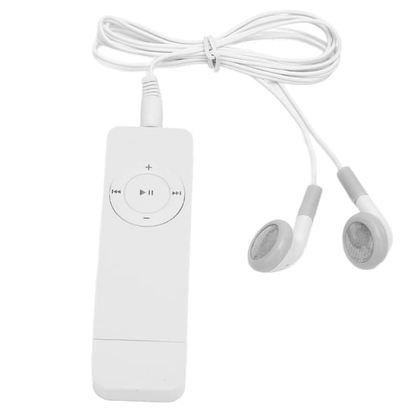 MP3-spelare Lossless Audio Support 64GB Mini Musikspelare för Studenter Resor Vit