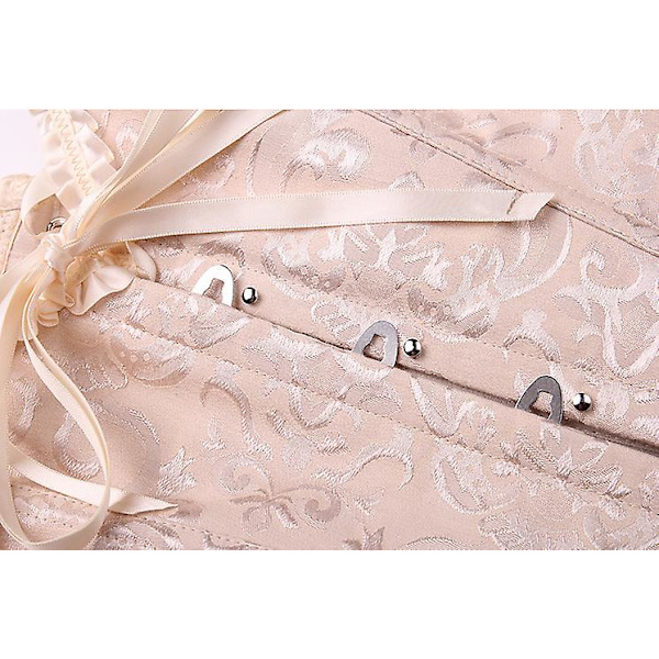 Jacquard-liivit, olkaimeton korsetti Light Yellow XS