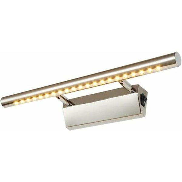 5W Led-peilin etuvalo - Kylpyhuoneen lamppu kytkimellä vedenpitävä meikkivalaistus ruostumattomasta teräksestä valmistettu seinävalaisin WC Indo