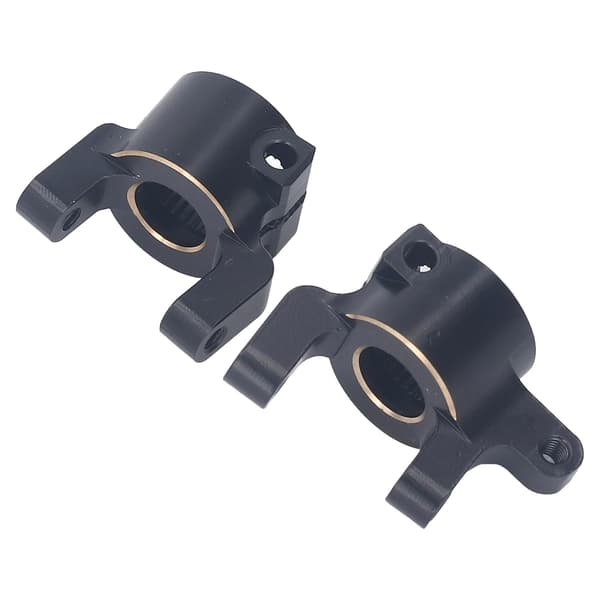 2. Front C Hub Holder Messing Solid Konstruksjon Styrekuleholder for Axial SCX10 II AR44