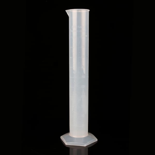 500 ml Plast Gradueret Cylinder Laboratorie Væske Målerør