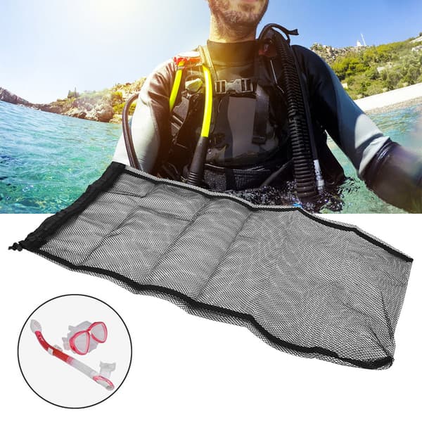Sort snorkel svømmedykker netpose til vandsport
