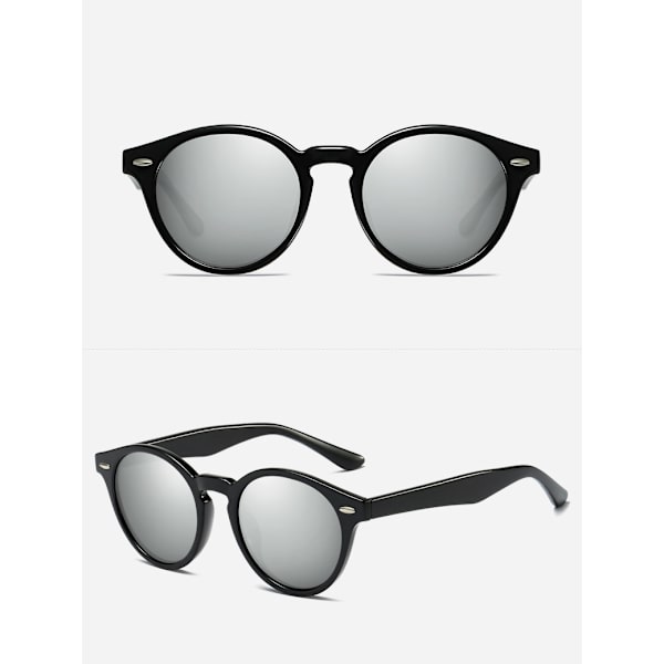 Polarisoidut värikkäät aurinkolasit miehille ja naisille Sand black frame black gray
