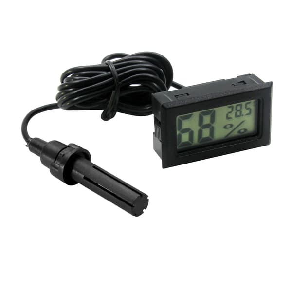Digital Mini Elektronisk Termometer Hygrometer Inomhus Utomhus med Sond