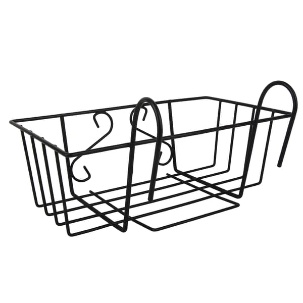 Rektangulær Blomsterpotte Stand Balkon Planteholder Hylde