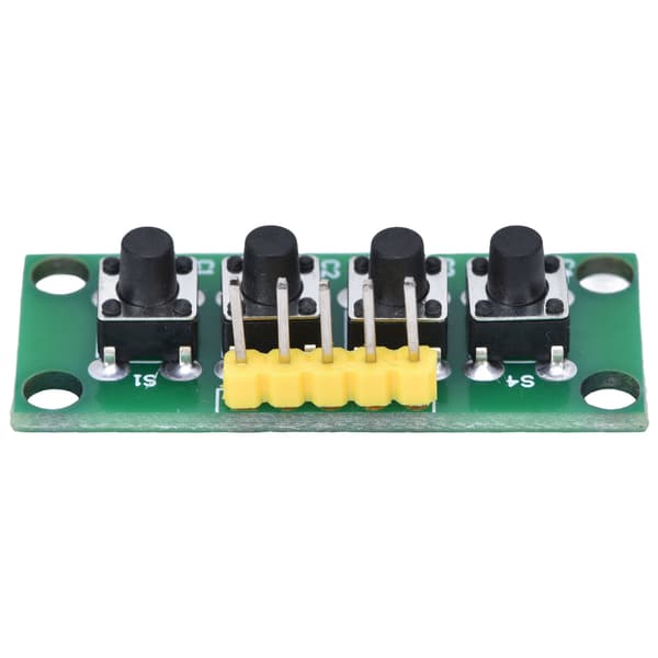 4-tasters uavhengig knappbrytermodul elektronisk eksperimenttastatur