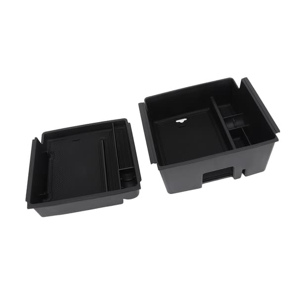 2 stk. Midtkonsoll Oppbevaringsboks Armlenestøtte Organizer Erstatning for Ford Bronco 2021+