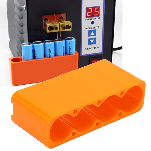 2S Industriell Justerbar Plast 18650 Batteripaket Punktsvetsklämma 4 Sektioner