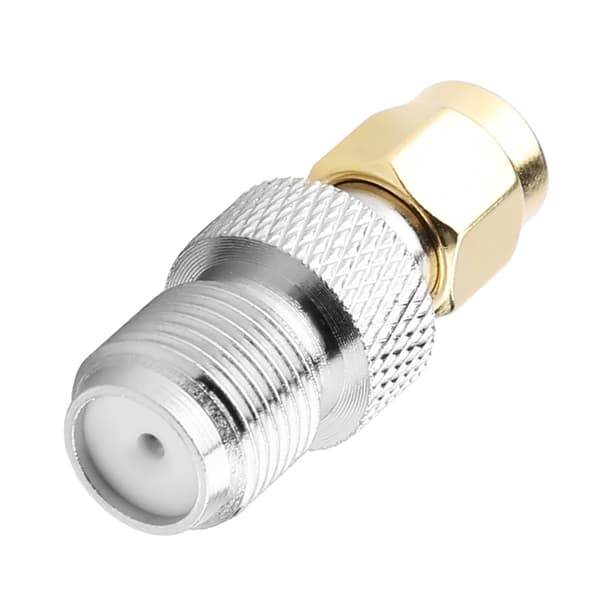 SMA han til F hun RF koaksialadapter (2-pak)