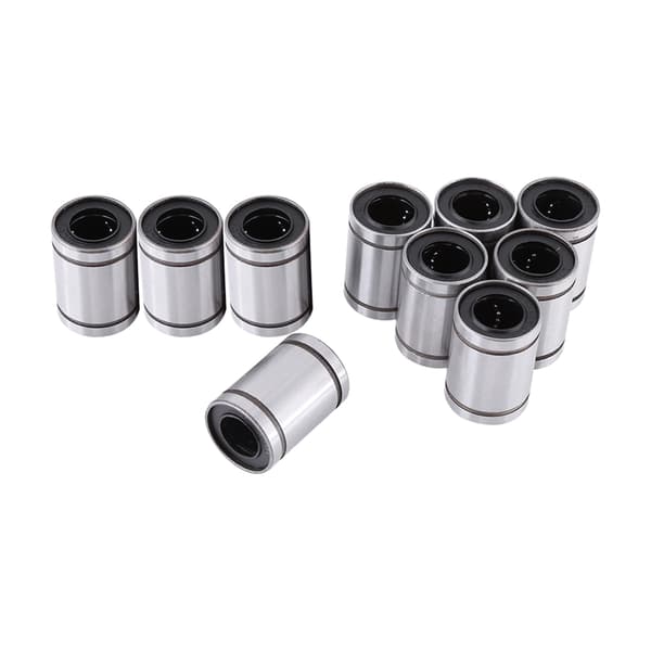 LM12UU 10 stk. 12 mm lineær bevægelse kugleleje bøsning til 12 mm stang 3D printer CNC dele
