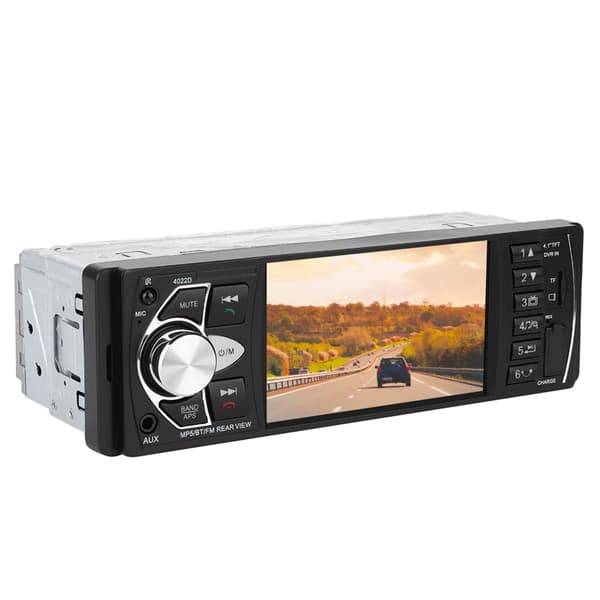 4,1 tums bil FM-stereo MP5 handsfree-spelare med Bluetooth-mikrofon