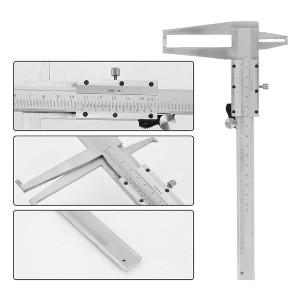 Innerspar Vernier bromsok kolstål 9-150mm