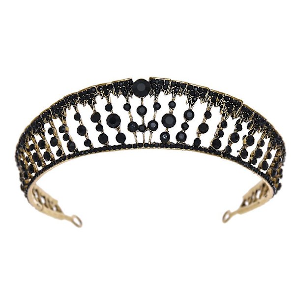 Brudekrone Hovedbeklædning Bryllup Fødselsdag Krone Hovedbeklædning Rhinestones Retro Luksus Hårtilbehør Til HG852