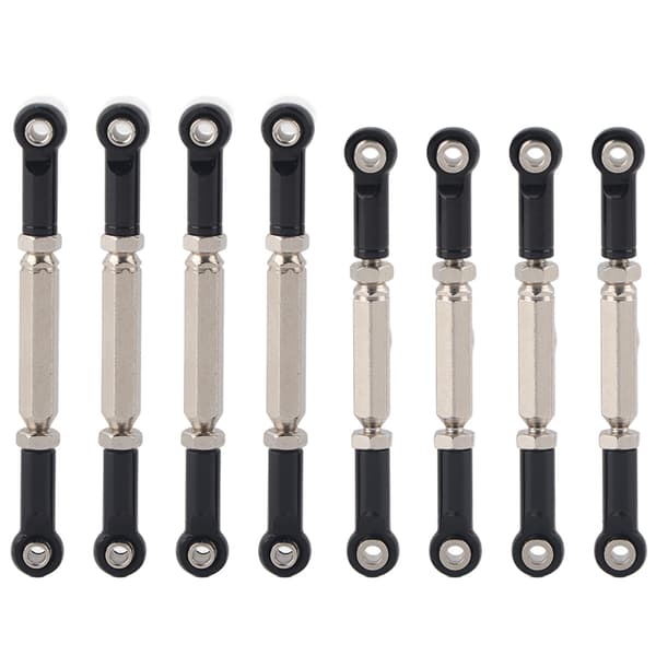 RC Styreservo Metal Linkage Trækstangsender til WPL MN Feiyu Sort