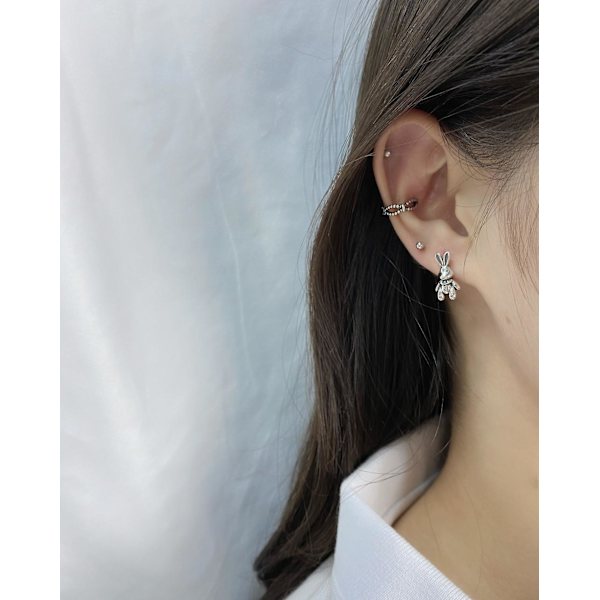 Øre Clipbeads Sølv modesmykker Ac5318