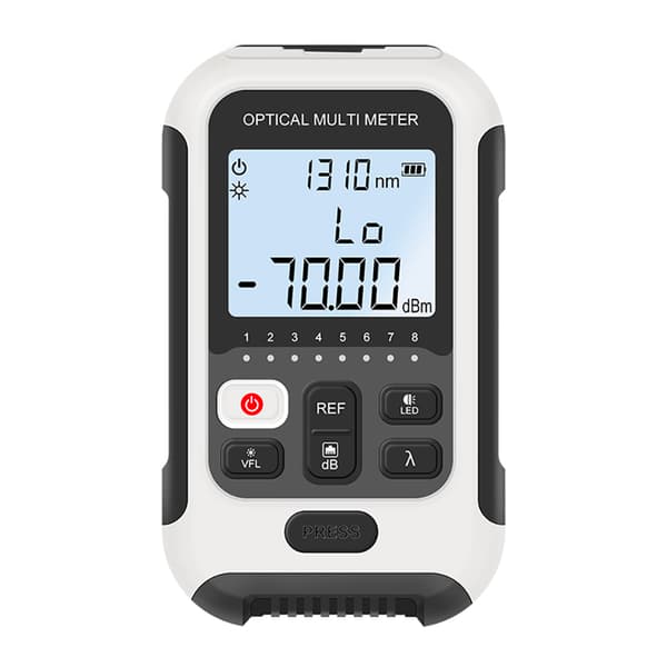 Högprecisions Multifunktionell Optisk Fiber Tester Vit för Kommunikationsteknik