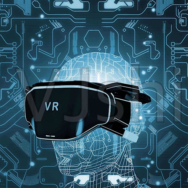 Ögonmask Anti-svett VR-glasögon Justerbara svettbandsskydd för VR-träning Black