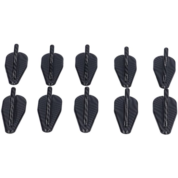 10 stk. haifinneantenne takspoiler vingesett karbonfiber universalt biltak