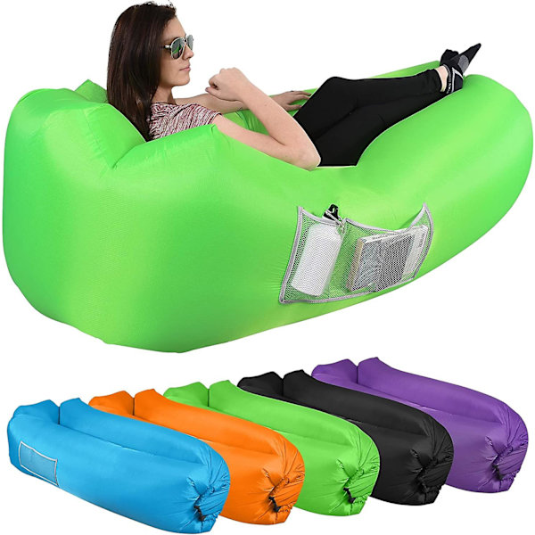 Utomhus Uppblåsbar Air Lounger/soffa - Heavy Duty Nylon