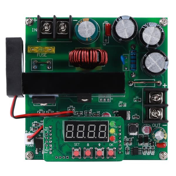 CNC DC Konstant Strøm Spændingsregulator Modul Justerbar Boost Converter Strømforsyning B900W