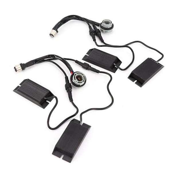 1157 Bil LED Lys Split Dobbel Motstand Dekoder Avtakbar Design for 2‑Farge/3‑Farge Lys