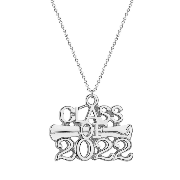 Afgangsgaver til hendes halskæde til kvinder Klasse af 2022 indledende graduering charme