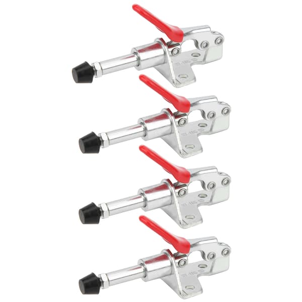 4 stk. Toggle Clamp Hurtig Låsning Belastning 45 kg Push Pull Hurtigudløser Håndværktøj GH301AM