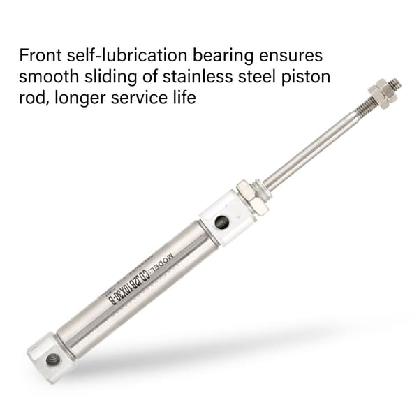 Dobbeltvirkende pneumatisk luftcylinder i rustfrit stål 10 mm diameter 30 mm slaglængde CDJ2B10-30B