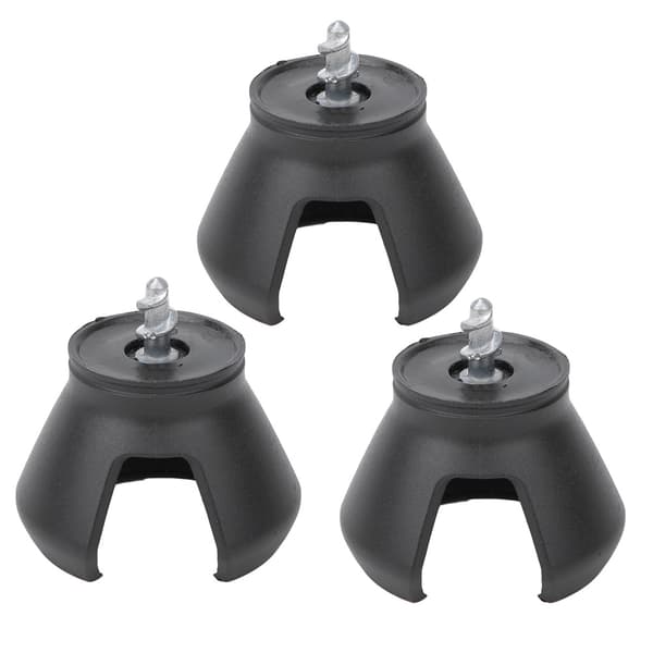 3 stk. Golfbold-opsamlingsværktøj med 3-greb Manuel opsamlingsværktøj Sucker Claw Picking Device Tilbehør til Golf Putter Grip