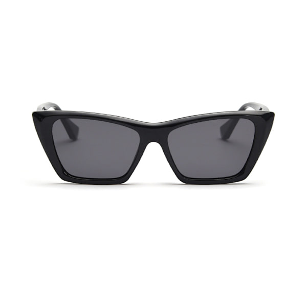 Polariserede Cat Eye-solbriller til kvinder Bright black and gray flakes