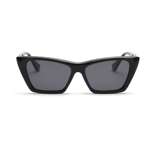 Polarized Cat Eye-solglasögon för damer Bright black and gray flakes