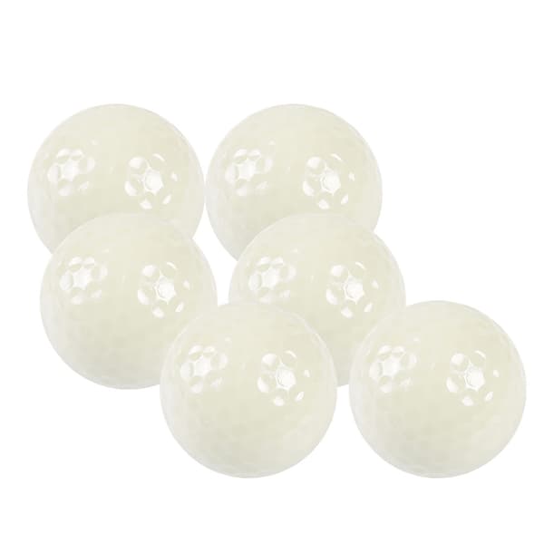 6 Pakke Selvlysende Golfbolde Langtidsholdbare Lysende Til Natbrug