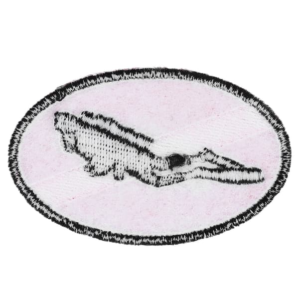 Kirjailtu sukelluslippumerkki, silitettävä sukellusmerkki