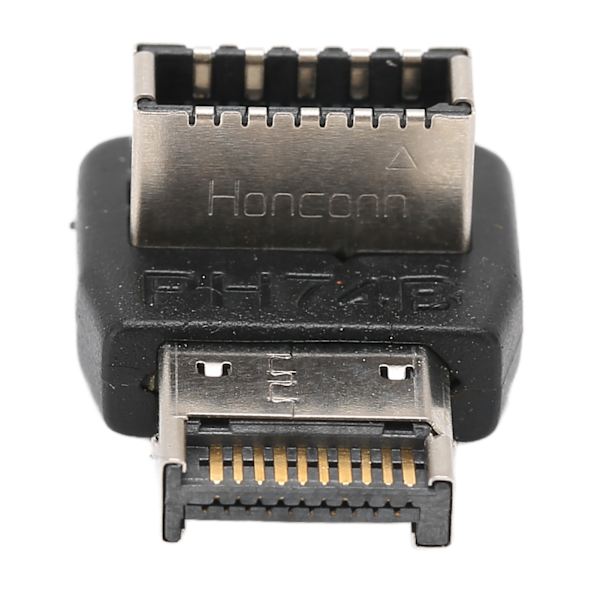 USB 3.1 Type E -sovitin, 90 asteen kulmalla, emolevyliitin PH74B