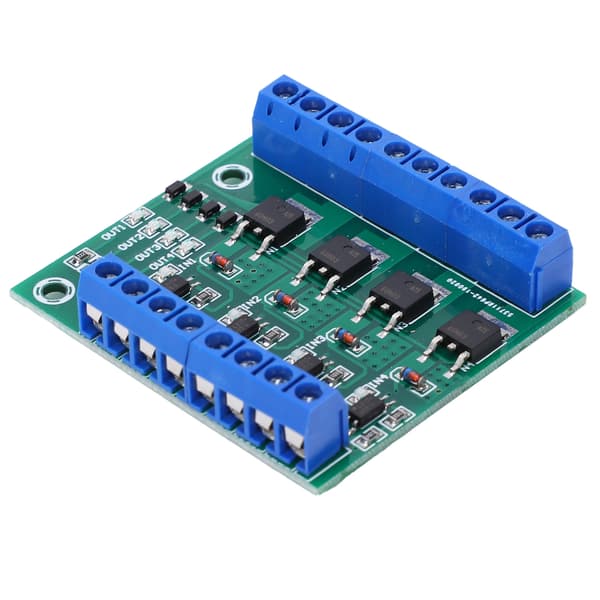 4-vejs MOSFET-modul Felteffekt PLC-forstærkerkort med input-output signalindikator
