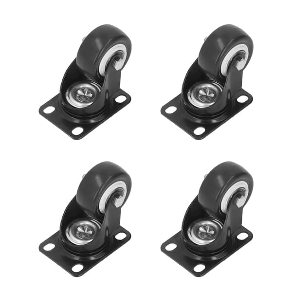 4st Universal Hjul Slitstark PVC Långvarig Hög Hållbarhet Arbetsbesparande