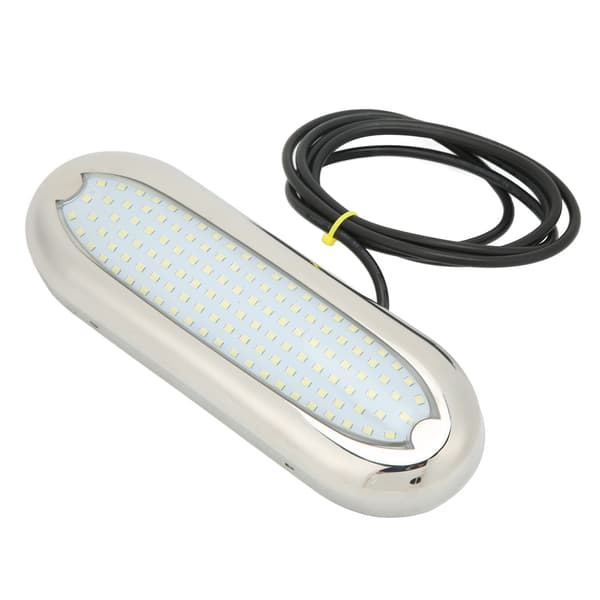 12VDC Båtunder vannlys 120 LED Sterkt lys IP68 Vanntett Rustfritt for Skip Yachter Motorbåter Hvitt lys