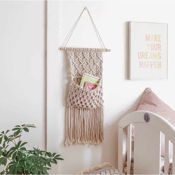 Nordisk vävd gobeläng kreativ nyhet förvaringsväska 30*95cm,