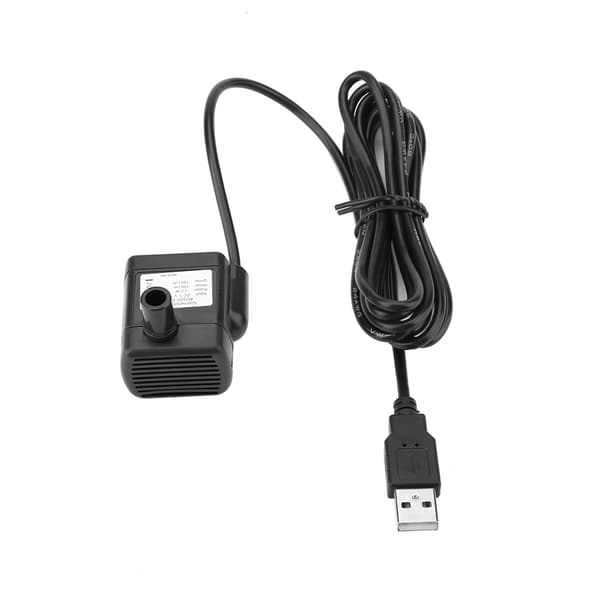Lille børsteløs pumpe USB DC 5V til akvarium fisketank springvand vandcirkulation
