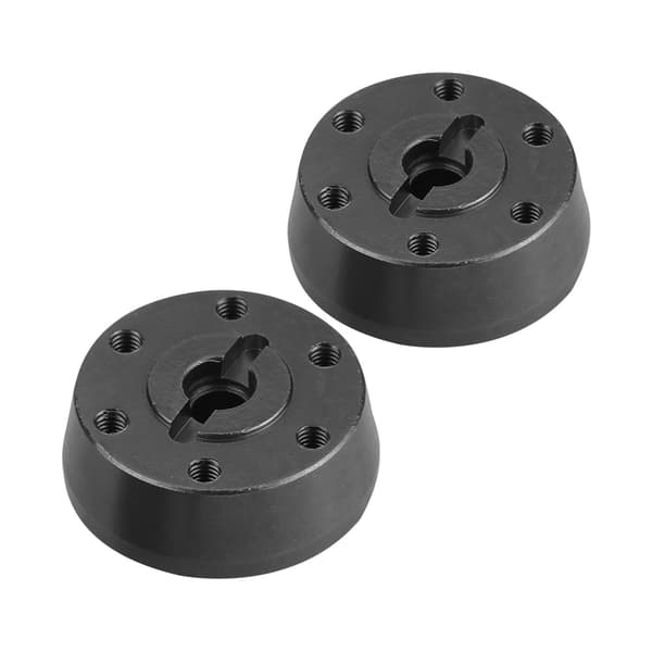 Aluminiumslegering Forhjul Hex Nav Adapter til Axial Rock Racer 90026 RC Bil Sort