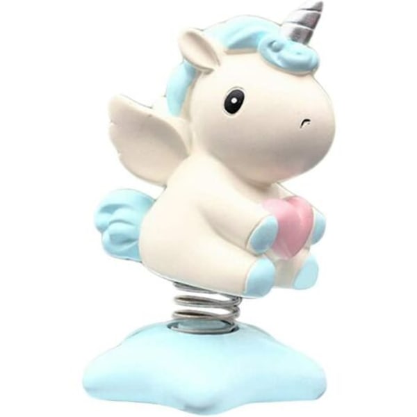 Unicorn Swing Biltillbehör Leksaker Dekorativ för instrumentbräda Ornament Interiör Skrivbordsdekoration Hem Present till fest