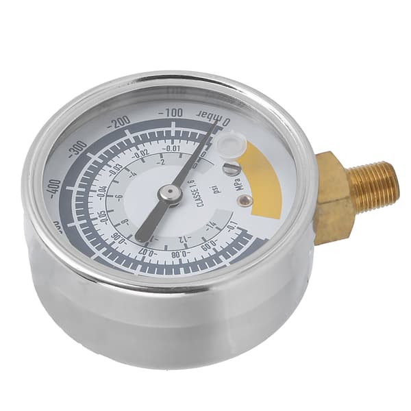 Precisionsvakuum pump tryckmätare 0-14psi NPT 1 8in anslutning
