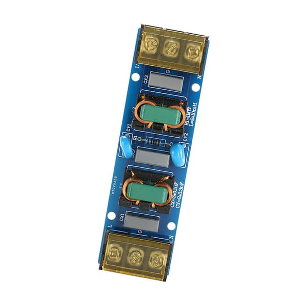 EMI Højfrekvens To-Trins Lavpas Strømfilter Board 25A