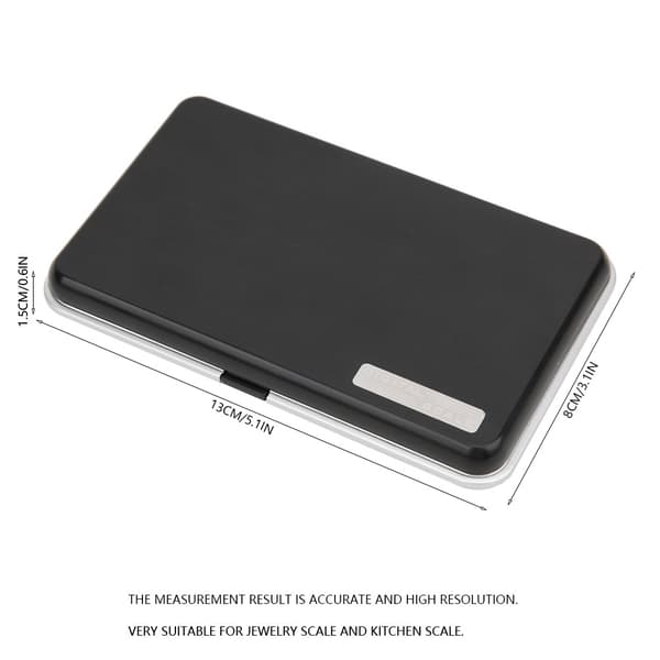 Högprecision Bärbar Mini Digital Våg Kök Smycken Vikt 300g 0.01g