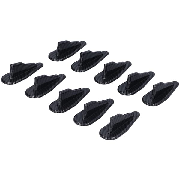10 st Hajfensantenn Takspoiler Vinge Set Kolfiber Universal Biltak